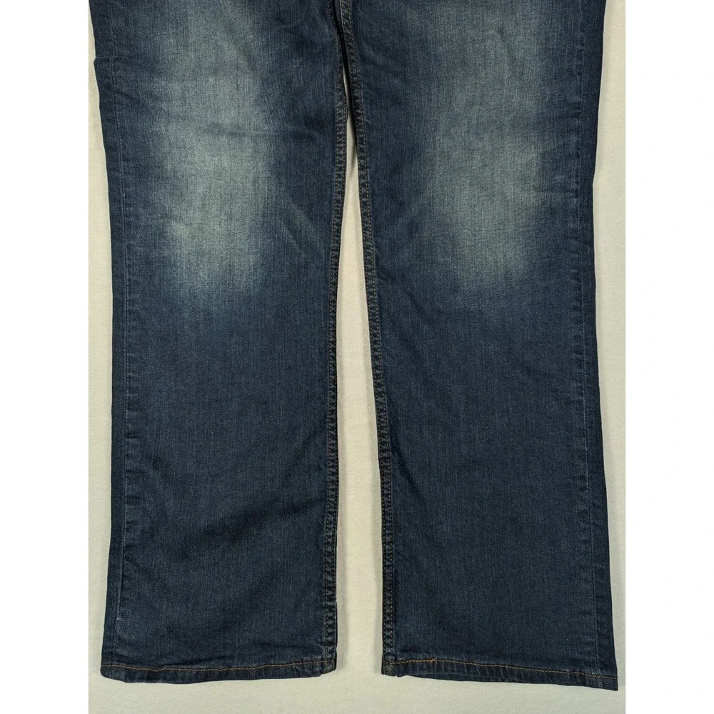 Levi's 514 Straight Fit Classic 5-pocket Jeans Dark Blue Wash Mens Size 36‎